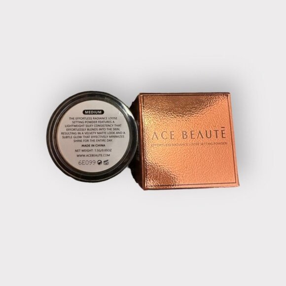 NWT ACE BEAUTÉ Effortless Radiance Loose Setting Powder in Medium - Picture 5 of 6